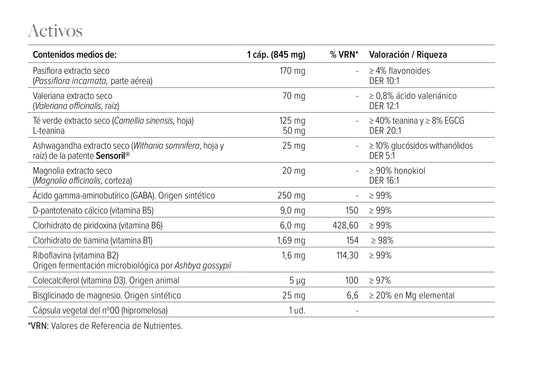N19 Cápsulas Estrés Control