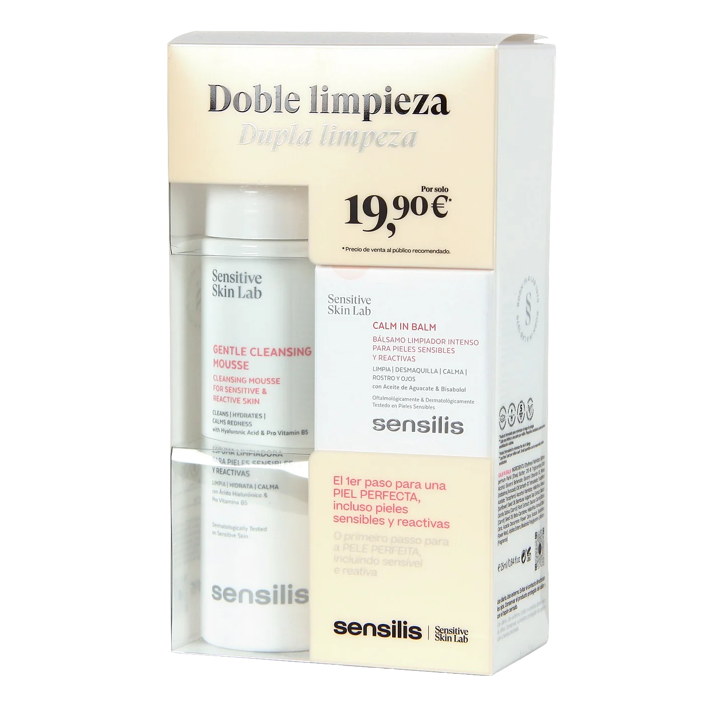 Pack Doble limpieza Gentle Cleansing [Mousse] + Calm in Balm 25ml
