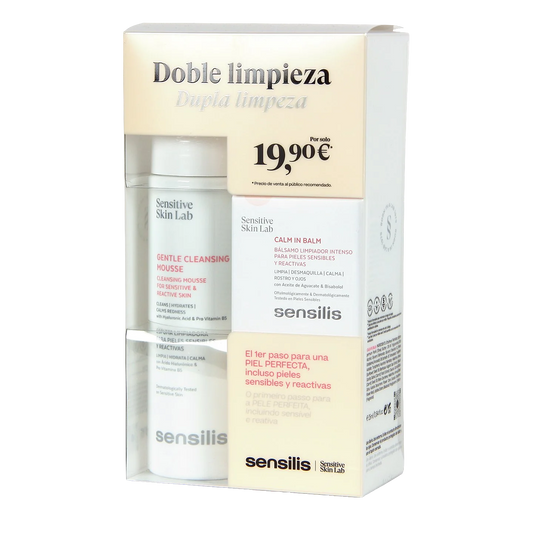 Pack Doble limpieza Gentle Cleansing [Mousse] + Calm in Balm 25ml