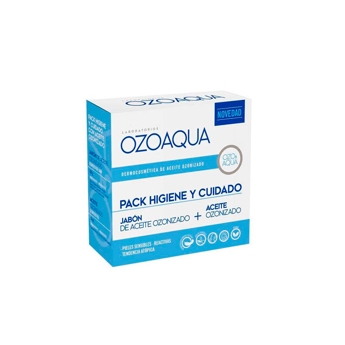 Pack Ozoaqua Aceite Ozonizado 15ml +  Jabón pastilla